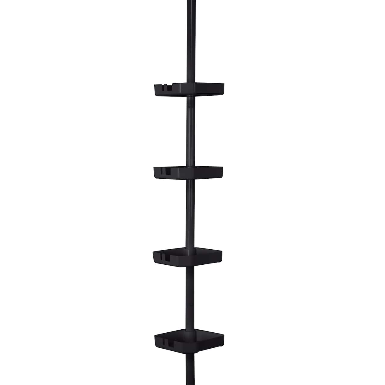 Bath Bliss 4-Tier Tension Corner Shower Organizer Caddy